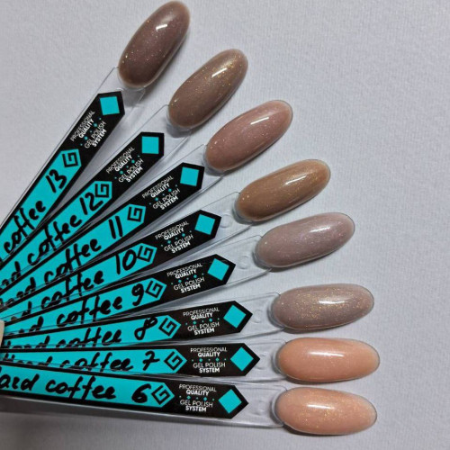 Hard Gel Coffee Shimmer #7
